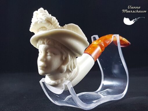 Handmade British Lady Meerschaum Pipe