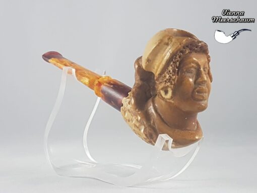African Figure Meerschaum Pipe