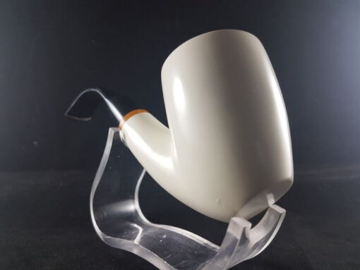 Smooth Full Bent Sitter Meerschaum Pipe