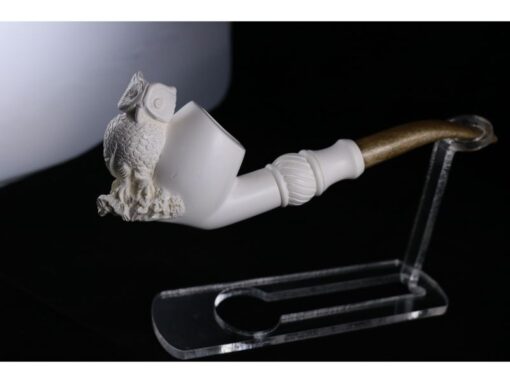 Owl Figure Meerschaum Pipe