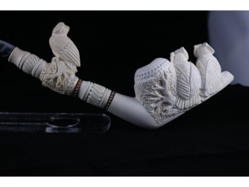 Large Owl Figures Meerschaum Pipe