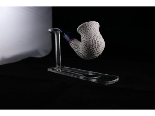 Lattice Full Bent Meerschaum Pipe