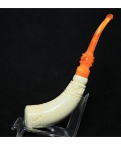 horn-horned-meerschaum-pipe-classical-pipe-buy-meerschaum-tobacco-pipe-smoking-pipe-buy-meerschaum