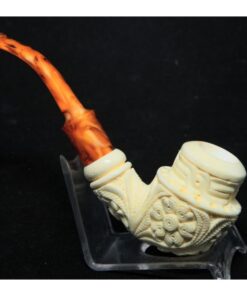 embossed-floral-classical-pipe-block-meerschaum-turkish-meerschaum-buy