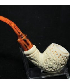 embossed-floral-classical-pipe-block-meerschaum-turkish-meerschaum-buy