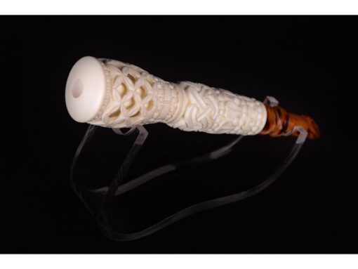 Hand Carved Cigarette Holder Meerschaum