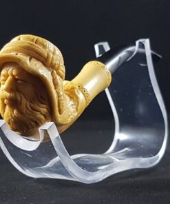 Meerschaum Arab Sultan Pipe, Hand-Carved Pipe, The Best Quality Meerschaum, Unsmoked Meerschaum