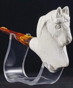 Meerschaum Pipe Horse, Hand-Carved Pipe, The Best Quality Meerschaum, Unsmoked Meerschaum