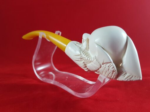 Deluxe Eagle's Claw, BLOCK Meerschaum, Turkish Meerschaum