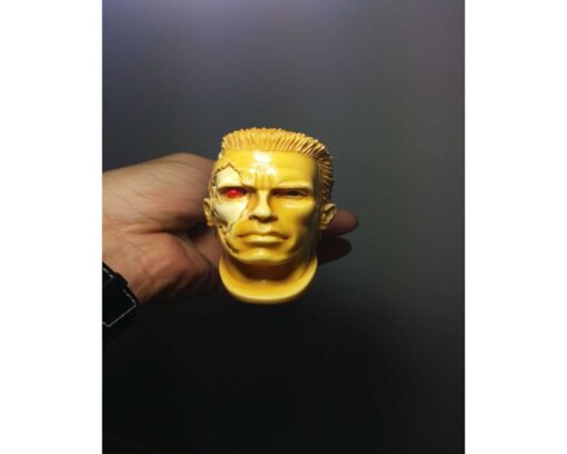 MADE TO ORDER, Terminator Pipe, Meerschaum Pipe, Hand-Carved Robotic Pipe, The Best Quality Meerschaum, Unsmoked Meerschaum