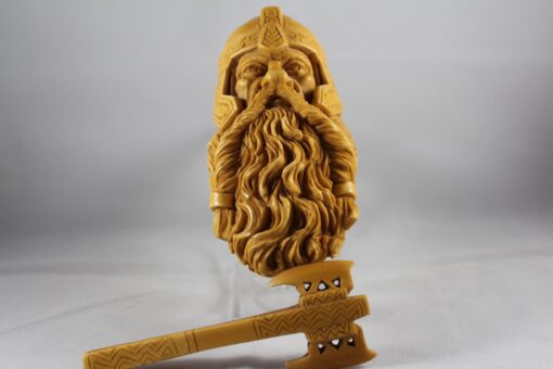 Gimli Meerschaum Pipe, Lord of the Rings Pipe, Block Meerschaum, Unsmoked Meerschaum, MADE TO ORDER