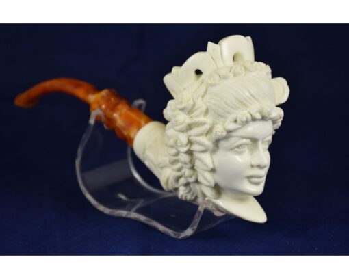 The Queen's Meerschaum Pipe, Handmade Meerschaum Pipes, Artisan Pipes, Block Meerschaum, Turkish Meerschaum