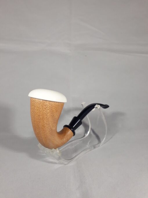 Calabash Middle Size Meerschaum Pipe, Handmade Meerschaum Pipes, Handmade Art, Block Meerschaum, Calabash Meerschaum
