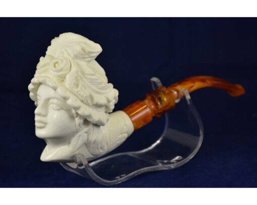 Queen Meerschaum Pipe, Handmade Meerschaum Pipes, Artisan Pipes, Block Meerschaum