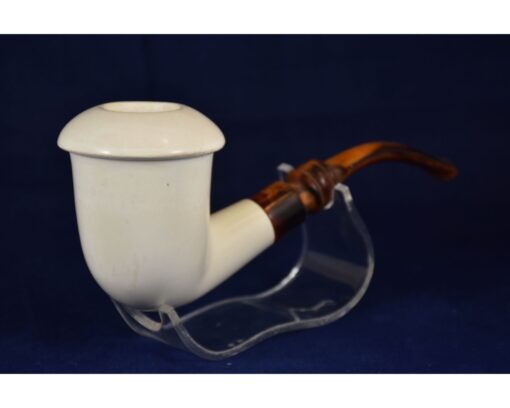 Handmade Calabash Half Bent Meerschaum Pipe, Handmade Meerschaum Pipes, Artisan Pipes, Handmade Art, Block Meerschaum, Turkish Meerschaum