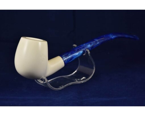 Apple Smooth Churchwarden Pipe, Meerschaum Pipe, Handmade Meerschaum Pipes, Artisan Pipes, Handmade Art, Block Meerschaum, Churchwarden