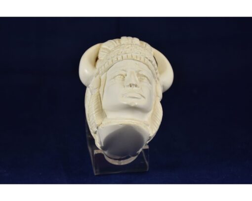 Indian Chef Meerschaum Pipe, Native American Pipe, Handmade Meerschaum Pipes, Artisan Pipes, Block Meerschaum, Turkish Meerschaum