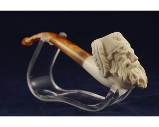 Artisan Bearded Man Meerschaum Pipe, Handmade Meerschaum Pipes, Artisan Pipes, Block Meerschaum, Turkish Meerschaum