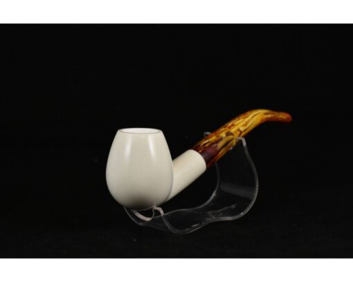 Handmade Classic Meerschaum Pipe, Unsmoked Block Meerschaum, Meerschaum Pipe, Handmade Meerschaum Pipes, Artisan Pipes, Block Meerschaum