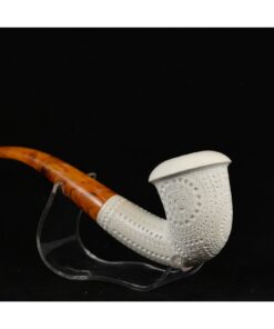Lattice Calabash Pipe, Meerschaum Pipe, Handmade Meerschaum Pipes, Artisan Pipes, Handmade Art, Block Meerschaum, Turkish Meerschaum 3 meerschaum-pipe-block-meerschaum-pipe-buy-meerchaum-pipe