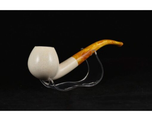 Apple Smooth Classic Meerschaum Pipe, Handmade Meerschaum Pipes, Artisan Pipes, Handmade Art, Block Meerschaum, Churchwarden