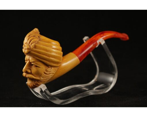 Sultan Meerschaum Pipe, Unsmoked Block Meerschaum, Meerschaum Pipe, Artisan Pipes, Turkish Meerschaum, Block Meerschaum