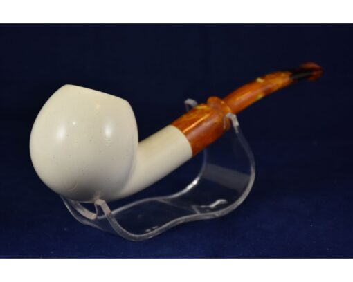 Apple Smooth Meerschaum Pipe, Meerschaum Pipe, Handmade Meerschaum Pipes, Artisan Pipes, Handmade Art, Block Meerschaum