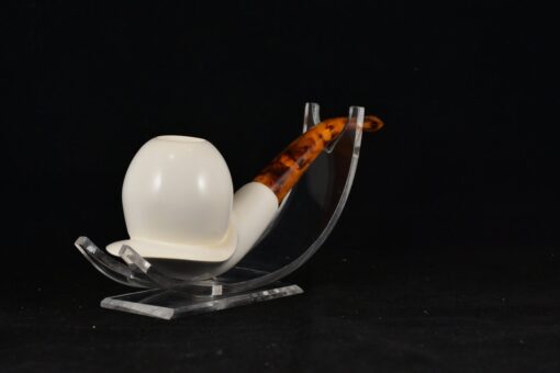 Classical Shape Smooth Pipe, Meerschaum Pipe, Handmade Meerschaum Pipes, Artisan Pipes, Handmade Art, Block Meerschaum