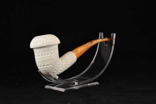 Lattice Calabash Meerschaum Pipe, Handmade Meerschaum Pipes, Artisan Pipes, Handmade Art, Block Meerschaum, Turkish Meerschaum