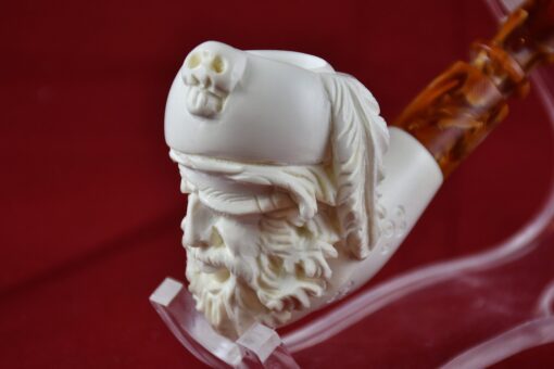Pirate Meerschaum Pipe, The Best Block Meerschaum, Turkish Meerschaum, Unsmoked Meerschaum Pipe