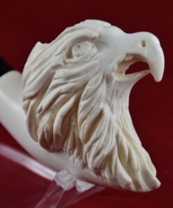 Hand-Carved Eagle Meerschaum Pipe, The Best Quality Meerschaum, Unsmoked Meerschaum, Block Meerschaum