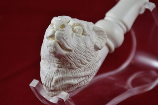Bear Meerschaum Pipe, The Best Block Meerschaum, Turkish Meerschaum, Unsmoked Meerschaum Pipe