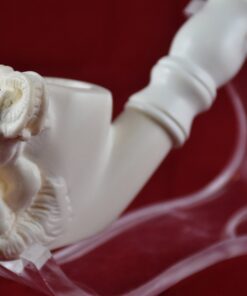 Hand Carved Elephant Pipe, 100% Solid Block Meerschaum Pipe, Hand Carved Meerschaum Pipe, Turkish Meerschaum