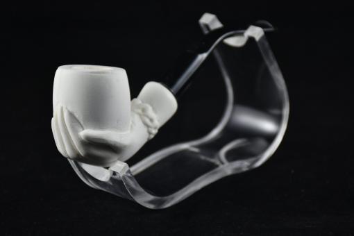 Classical Meerschaum Pipe, Hand Smooth Pipe, Meerschaum Pipe, Hand Carved Pipe, Handmade Pipe, Smoking Pipe