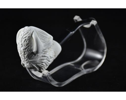 Buffalo Head Meerschaum Pipe, Birthday Pipe, Handmade Pipe, Smoking Pipe, Figural Pipe, Animal Pipe, Pipe Master
