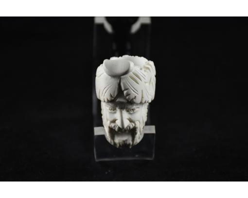 Wine God Pipe, Bachhus Dionysos Pipe, Meerschaum Pipe, Birthday Pipe, Hand Carved Pipe, Handmade Pipe, Smoking Pipe, Pipe Master