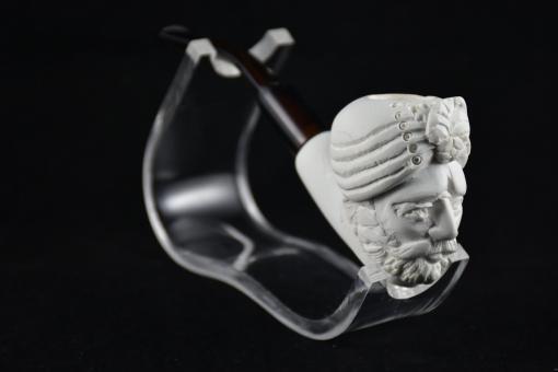 Sultan Meerschaum Pipe, King Pipe, King Sultan Pipe, Sultan Head Pipe, Hand Carved Pipe, Handmade Pipe, Smoking Pipe, Pipe Master