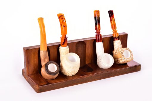 Hand Carved Wooden Pipe Holder, Pipe Stand, Birthday Gift, Gift for Him, Christmas Gift, Gift for Smoker, Personalized Pipe Holder, Tobacco Pipe