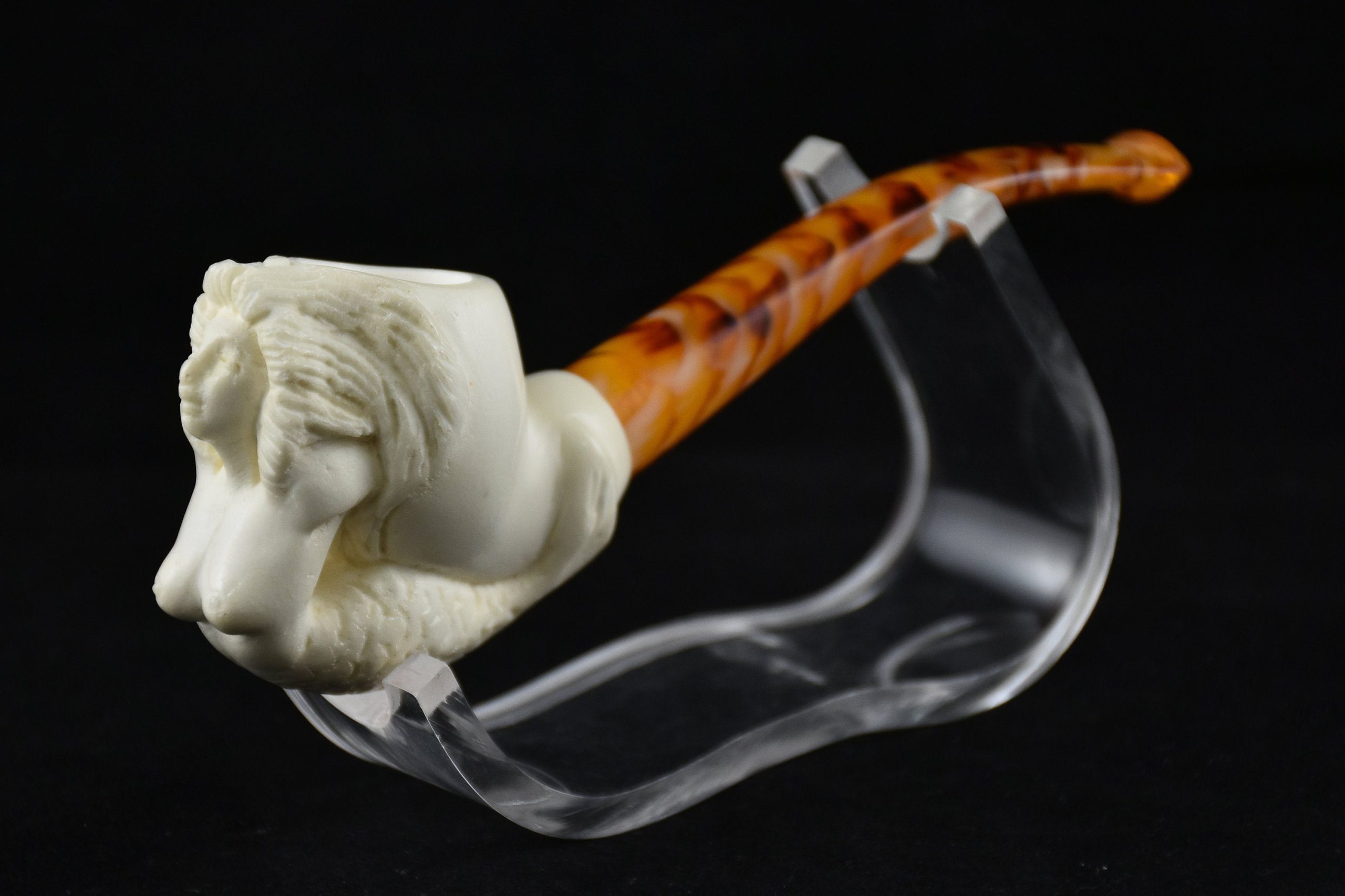 hand carved pipe The naked lady meerschaum pipe the best block meerschaum
