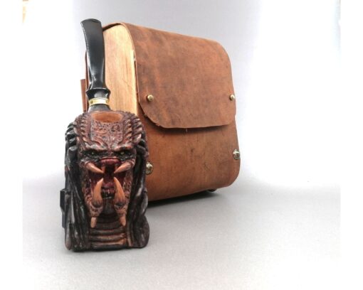 Predator Briar Pipe, Prometheus Pipe, Alien vs. Predator, Handmade Pipe