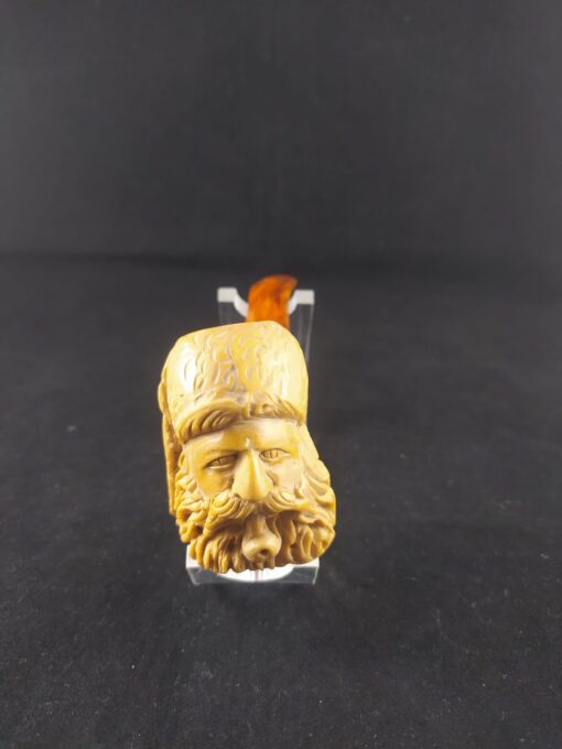 Dunhill Meerschaum Pipe, Bearded Man Pipe, Handmade Meerschaum Pipes, Artisan Pipes, Block Meerschaum, Turkish Meerschaum