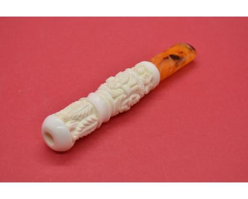 LARGE Cigarette Holder, Cigar Holder Meerschaum, Cigarette Holder, Gift for Smokers, Accessoires for Smokers, Genuine Meerschaum