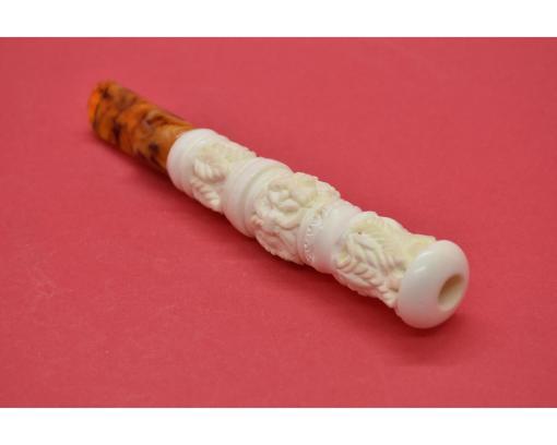 LARGE Cigarette Holder, Cigar Holder Meerschaum, Cigarette Holder, Gift for Smokers, Accessoires for Smokers, Genuine Meerschaum