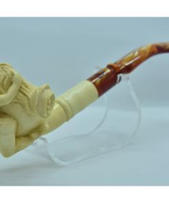Naked Lady Pipe, Big Boobs Pipe, Meerschaum Pipe, Straight Stem Pipe