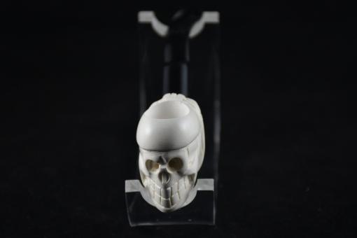 The Skull Pipe Meerschaum Pipe, Death's Head Pipe, Skull Meerschaum, Genuine Meerschaum