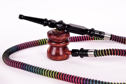 Colorful Shisha Pipe, Modern Hookah from Wood, Brown Hookah Pipe, Handmade Hookah, Tobacco Pipe, Smoking Pipe, Hand-Carved Hookah