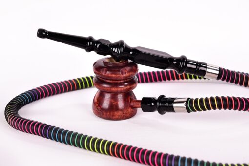 Colorful Shisha Pipe, Modern Hookah from Wood, Brown Hookah Pipe, Handmade Hookah, Tobacco Pipe, Smoking Pipe, Hand-Carved Hookah