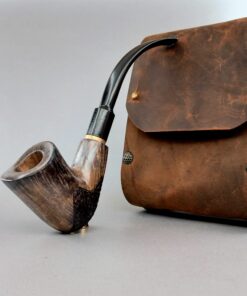 Classic Briar Pipe, Classical Briar Pipe, Acrylic Stem Pipe, Hand-Carved Briar Wood, Unsmoked Pipe