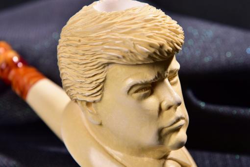 Donald Trump Pipe, American President Pipe, Meerschaum Pipe, Make America Great Again, Patriotic Gift