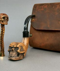skull-brown-horror-pipe-scary-pipe